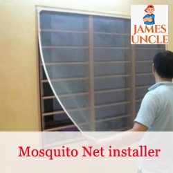 Mosquito Net installer Mr. Alok Paul in Rajarhat Gopalpur